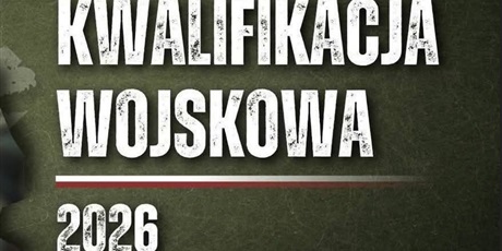Komunikat dotyczący kwalifikacji wojskowej 