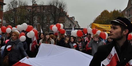 Powiększ grafikę: Świętujemy 100-lecie Niepodległości-Gdańska Parada Niepodległości.